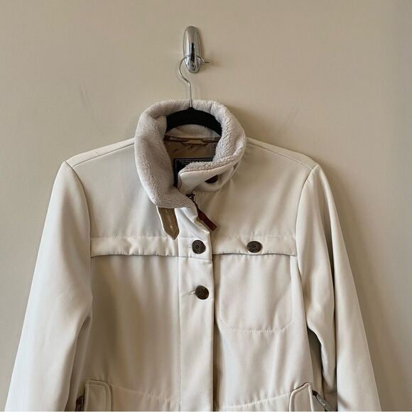 Woolrich-Fleece Lined Soft-Shell Full Zip Jacket - Picture 8 of 15